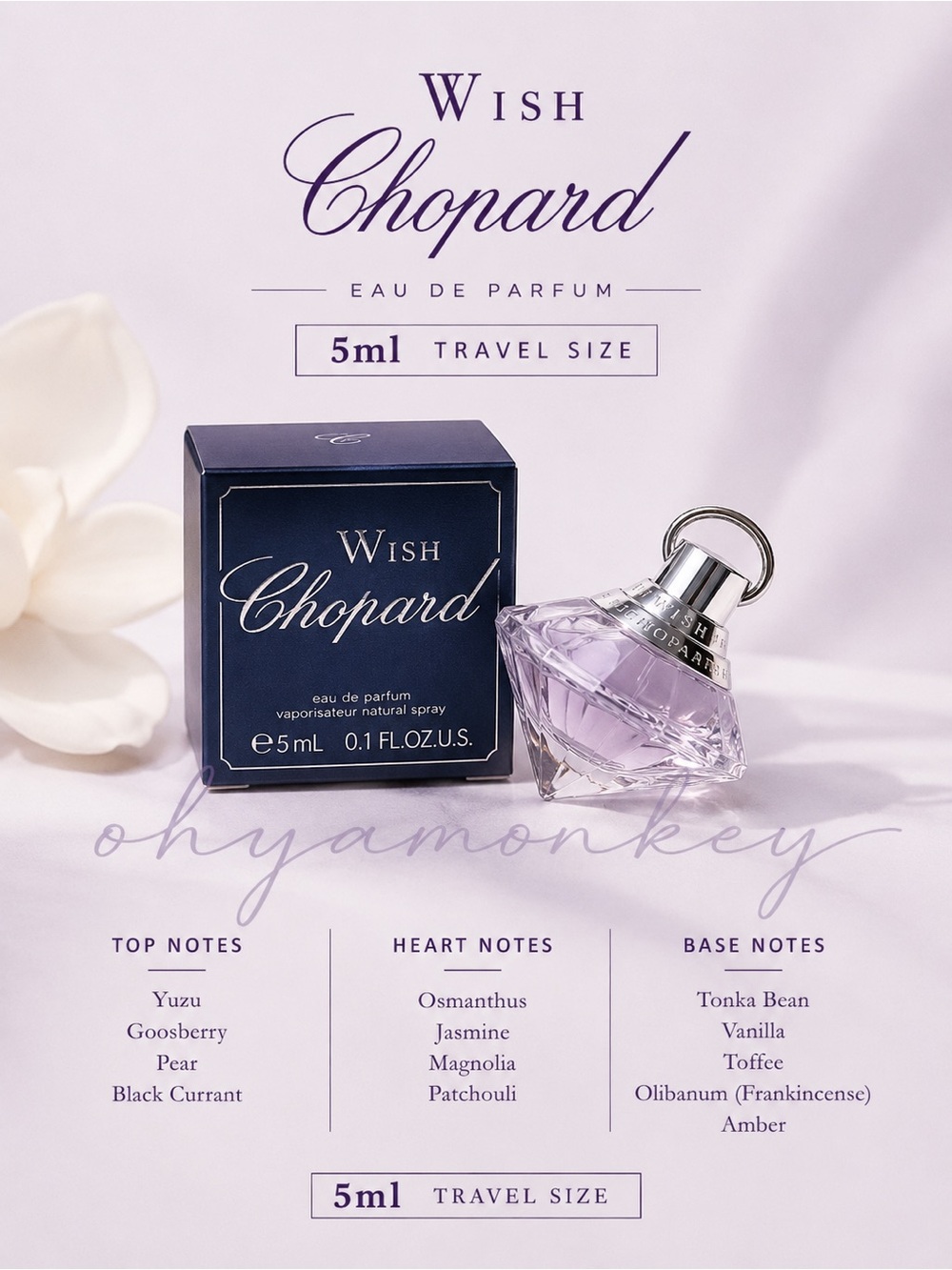 Chopard Wish EDP 5ml Travel Size for Women l